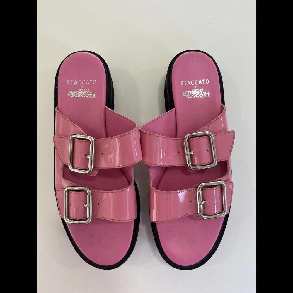 Staccato X Jeremy Scott Pink Sandals Size 11